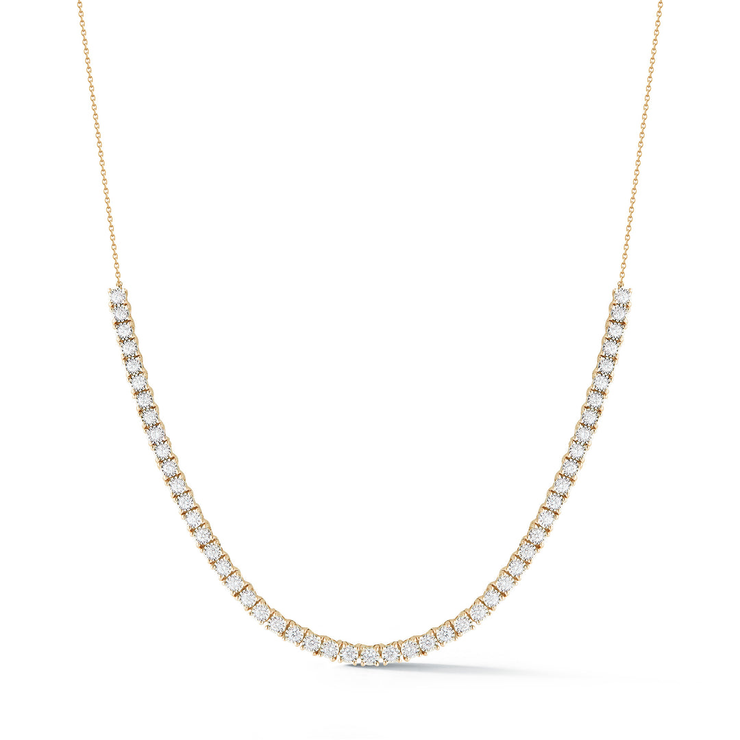Dana Rebecca 14K Yellow Gold Ava Bea Diamond Line Necklace 16-18"