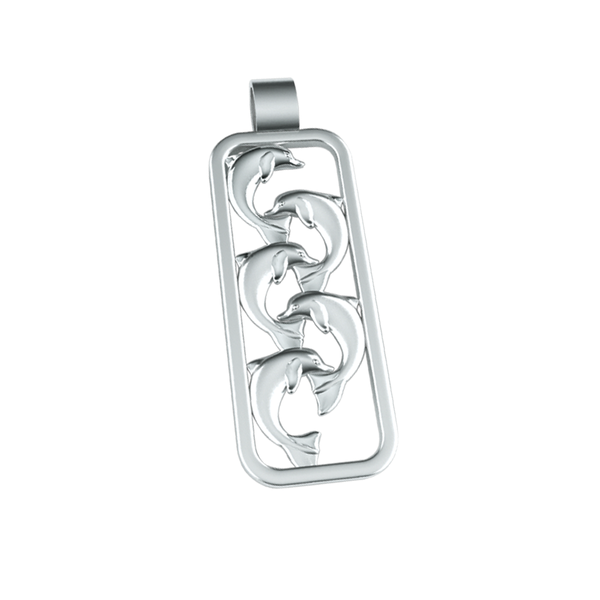 SS 5 Dolphin Shell PENDANT