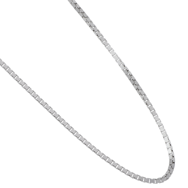 14W 1.1MM BOX CHAIN 24" ADJ