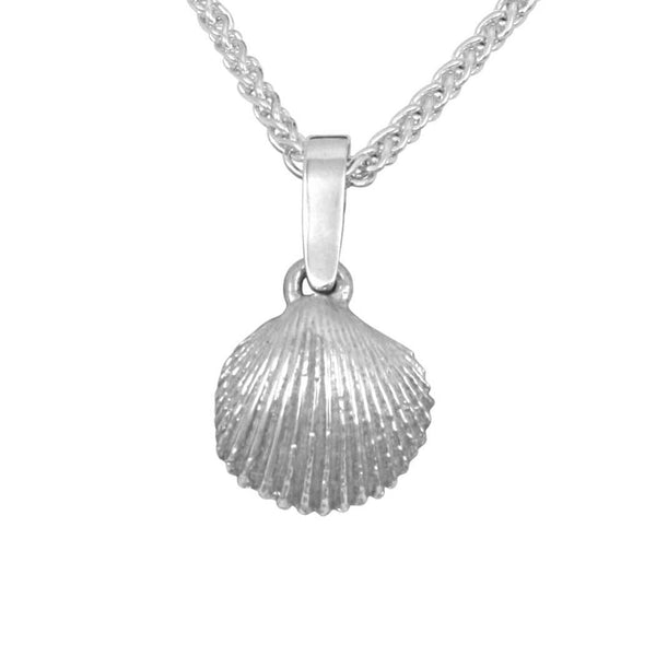 Sterling Silver Medium Pectin Shell Pendant