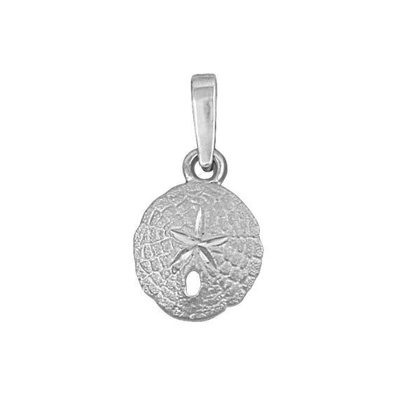 Sterling Silver 11mm Sanddollar Pendant