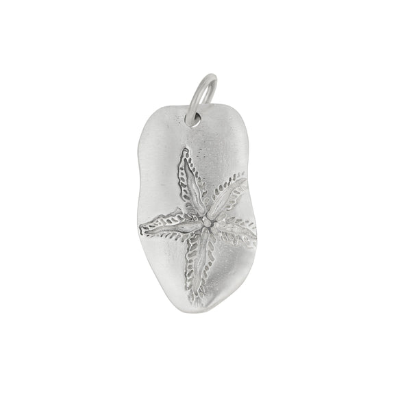 Sterling Silver Starfish Tag "Wish Upon A Star Fish" Pendant