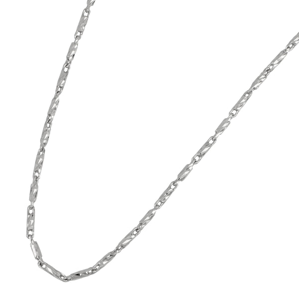 Sterling Silver 1.2mm Raso Chain 18