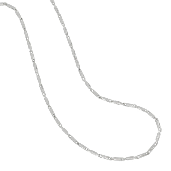 Sterling Silver 1.2mm Raso Chain 18"