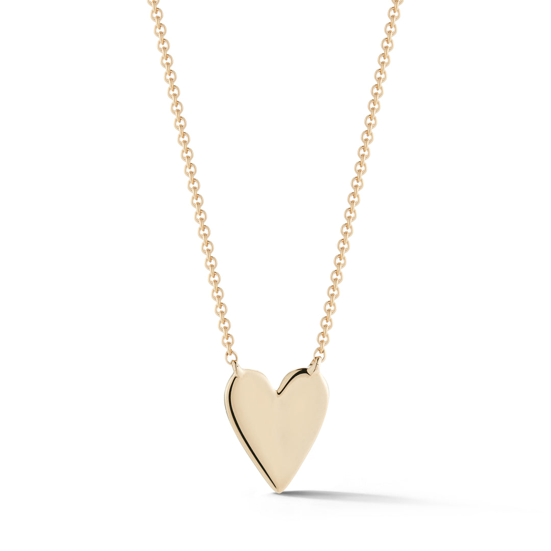 Dana Rebecca 14K Yellow Gold Heart Necklace 16-18"