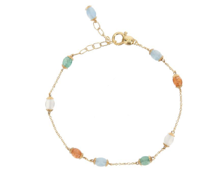 Nanis 18K Yellow Gold Amuleti Bracelet