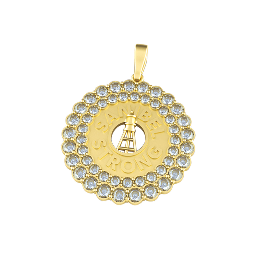 Sanibel Strong 50th Anniversary Large Diamond Pendant