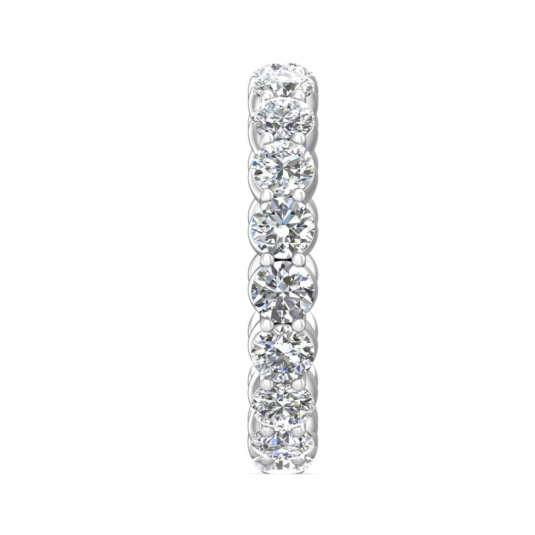 Channel/Shared Prong Wedding Band from the Channel/Shared Prong collection