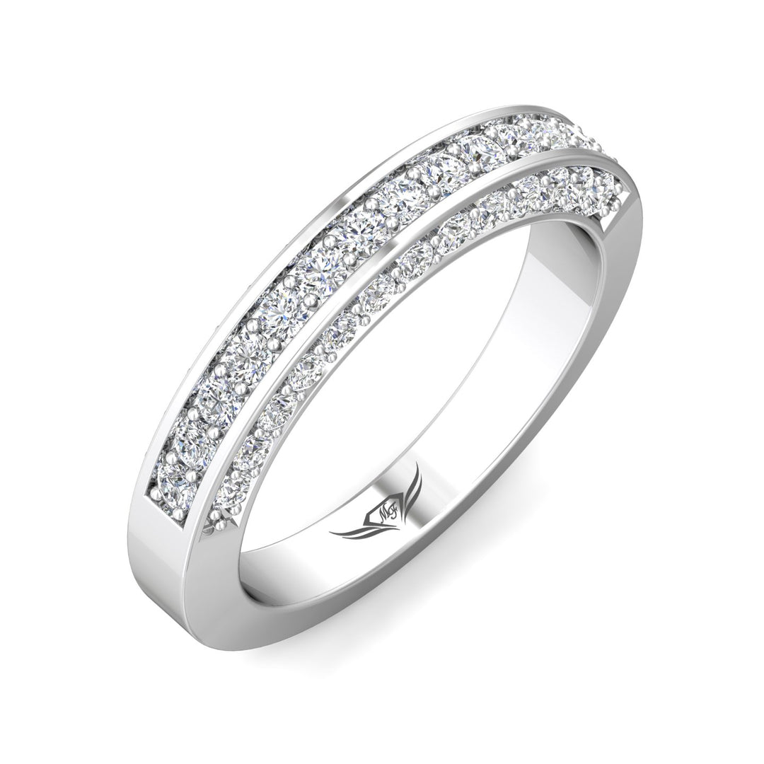 Micropave Wedding Band from the Micropave collection