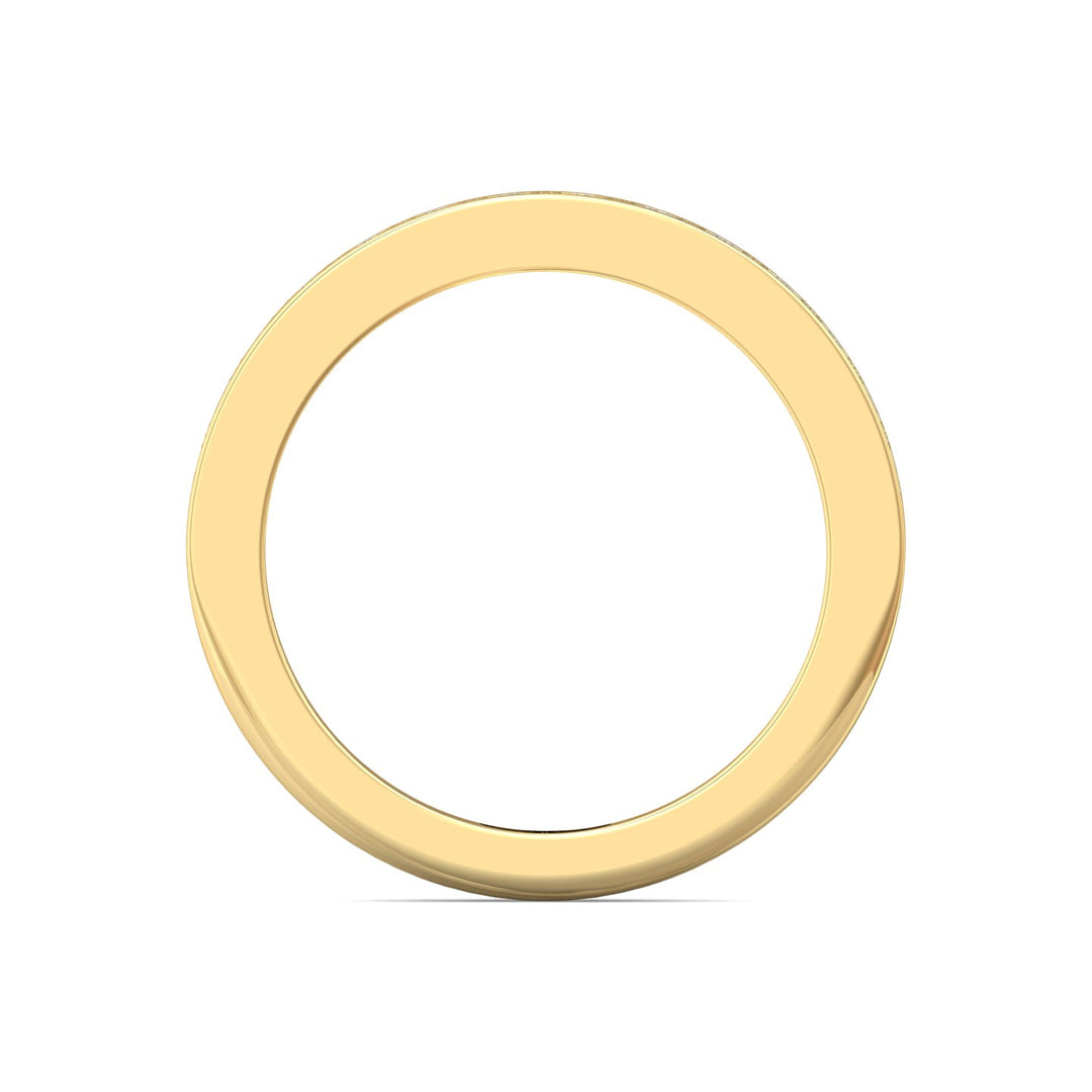 18K Gold Yellow Micropave Wedding Band from the Micropave collection - 5190WB_18KY