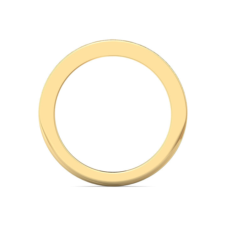 18K Gold Yellow Micropave Wedding Band from the Micropave collection - 5190WB_18KY
