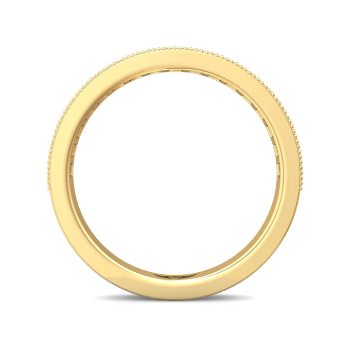 18K Gold Yellow Micropave Wedding Band from the Micropave collection - 5204WB_18KY