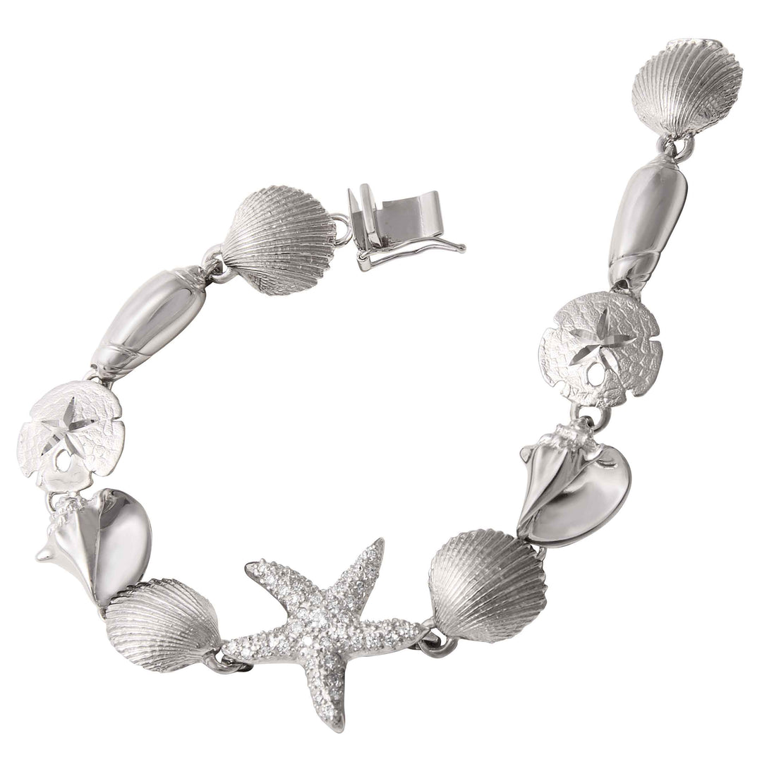 14KW LG QUAD BRACELET D=.50TW G/VS