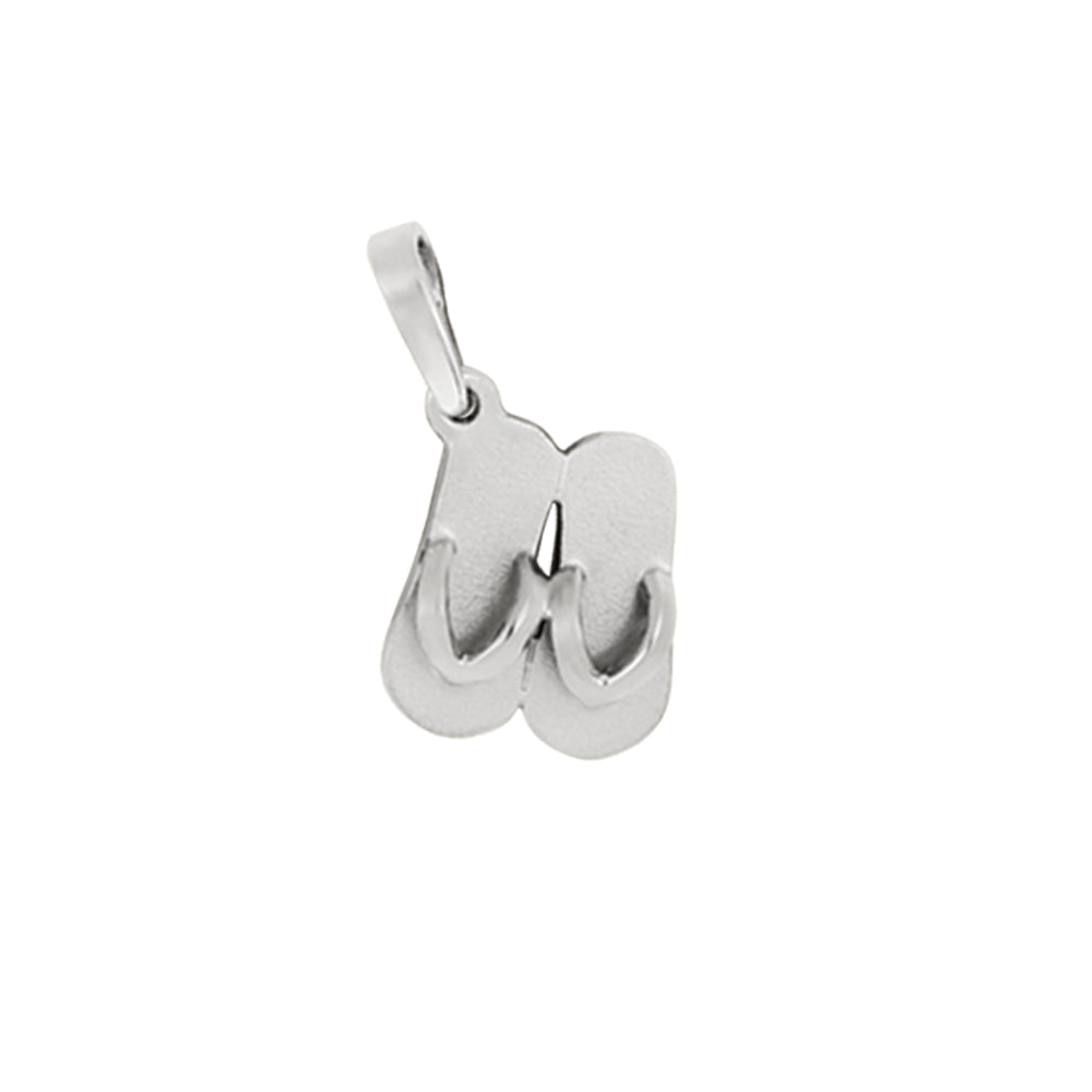Sterling Silver Small Sandal Pendant