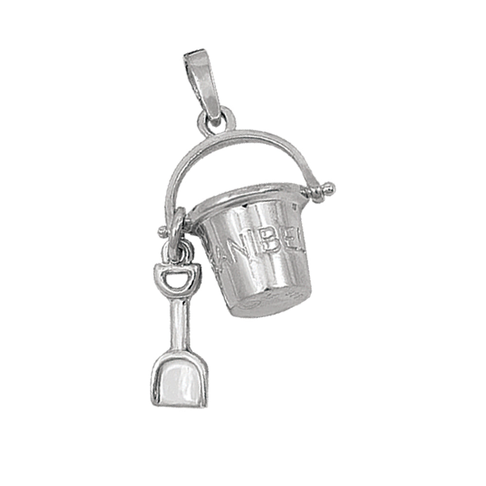 Sterling Silver Mini Sanibel Bucket Pendant