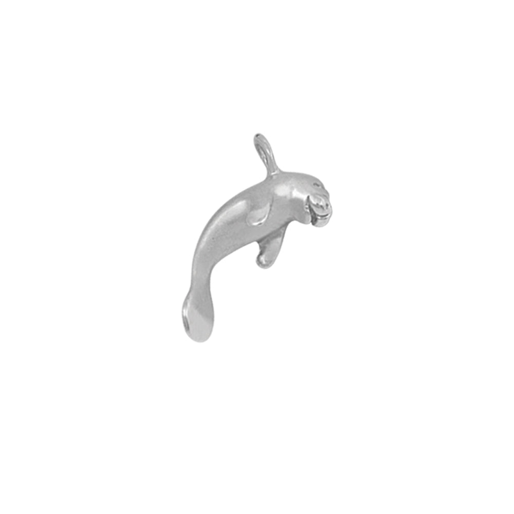 Sterling Silver Small Manatee Pendant