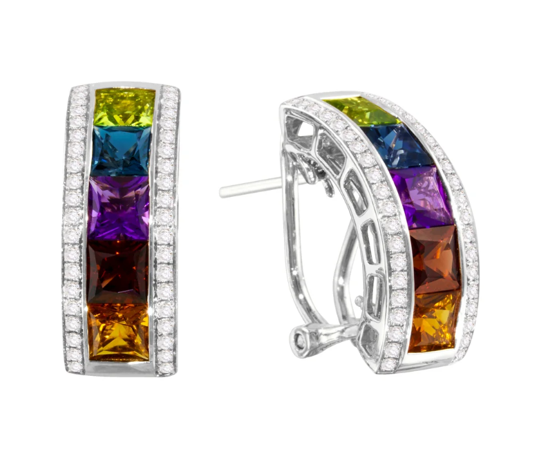 Bellarri Eternal Love Multi-Colored Earrings