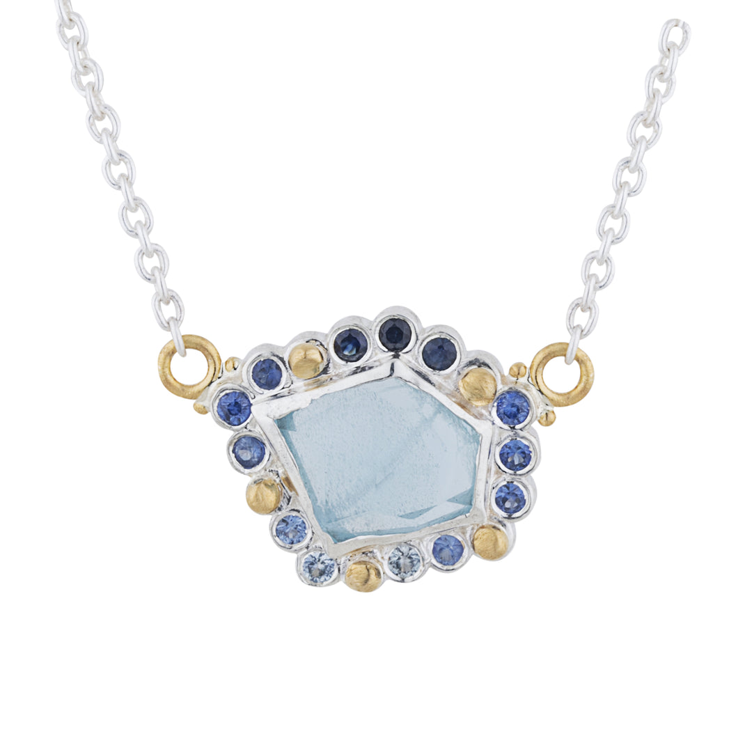 Lika Behar 24K Yellow Gold & Sterling Silver Dive-In Aquamarine Necklace