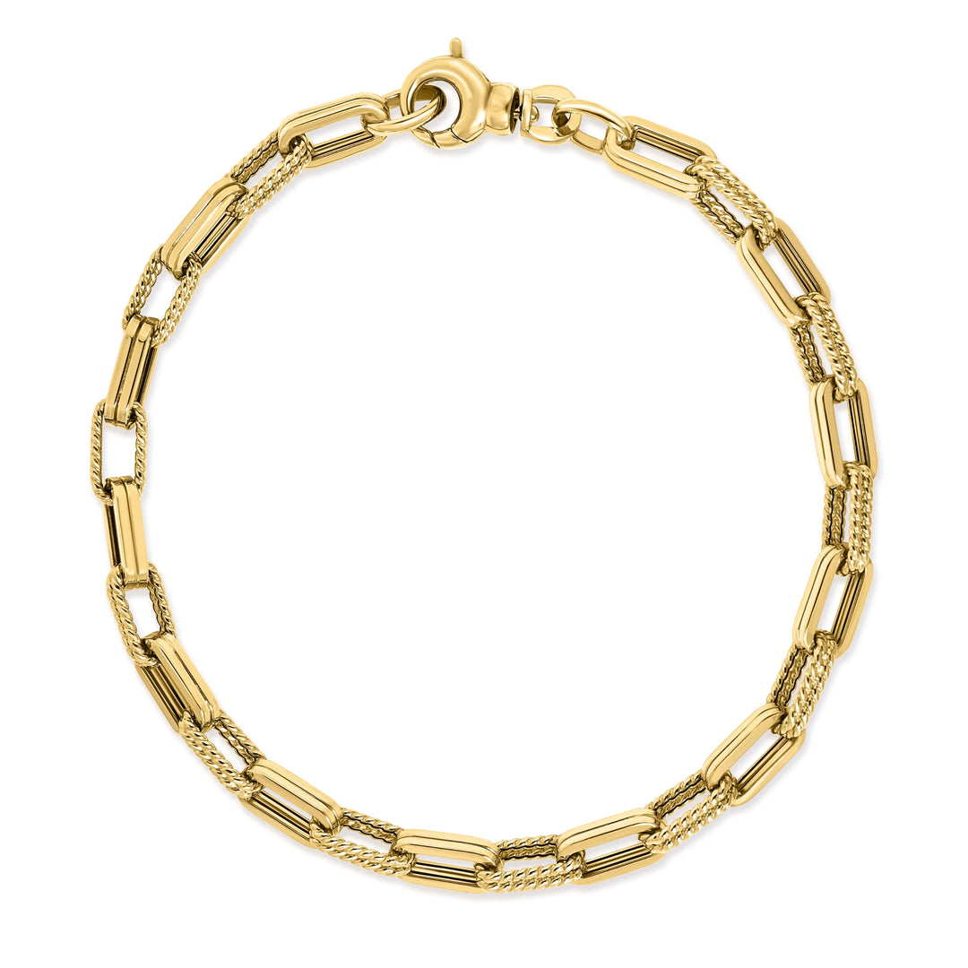 M RCO 18Y DUAL TEXTURE OVAL LINK BR 8"