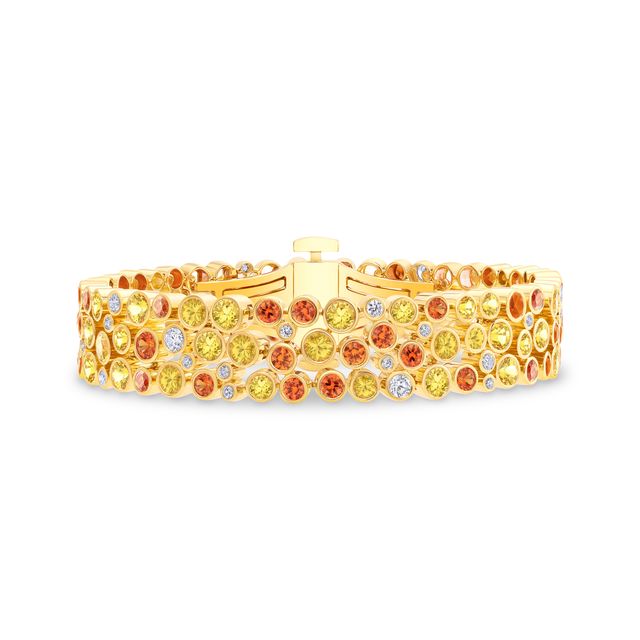 Robert Procop De La Vie Bezel-Set Multi-Sapphire Bracelet