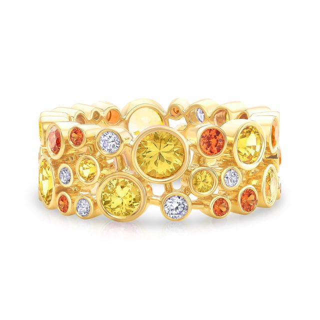 Robert Procop De La Vie Eternity Ring Multi-Sapphire, Size 7
