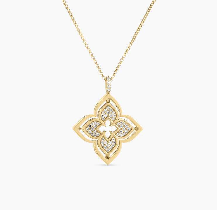 Roberto Coin Pirouette 18K Yellow Gold Pendant - Vp