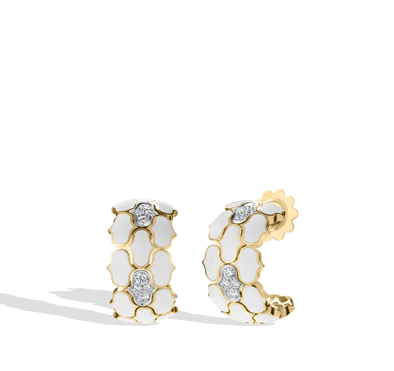 Roberto Coin 18K Yellow Gold Hoops - Letter J