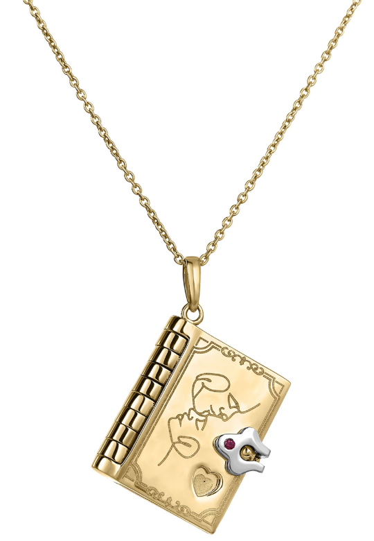 Roberto Coin Love 18K Yellow & White Gold Necklace - Book