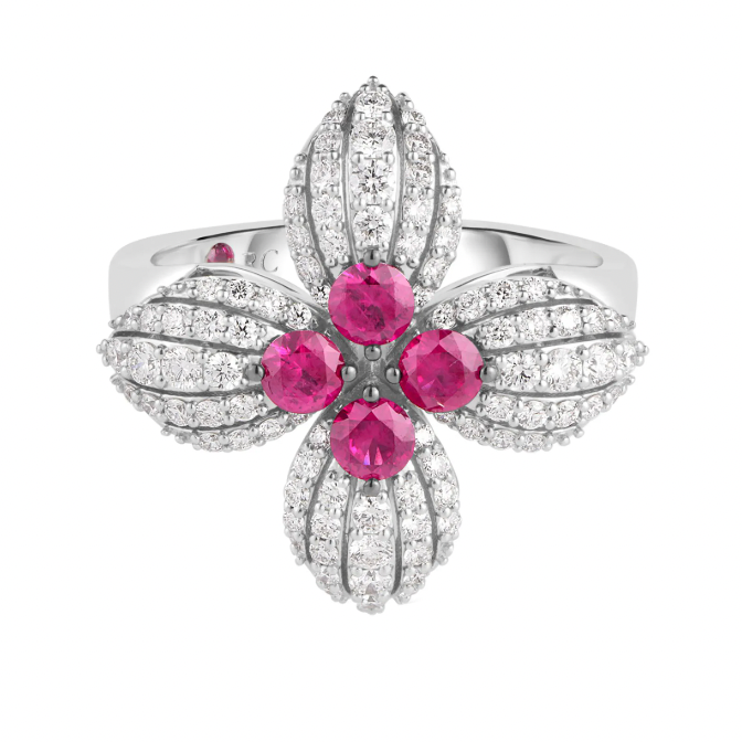 Roberto Coin Verona 18K White Gold Ring