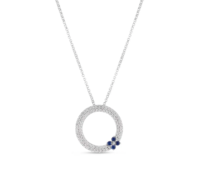 Roberto Coin 18K White Gold Necklace - Cir