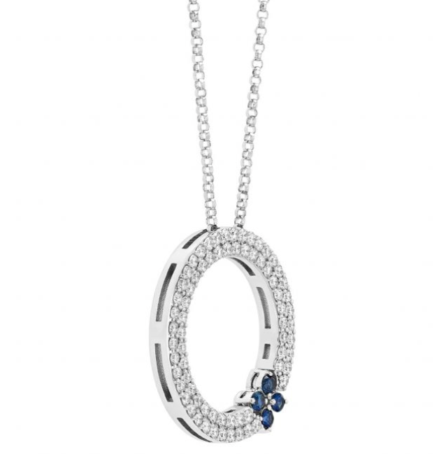 Roberto Coin 18K White Gold Necklace - Cir