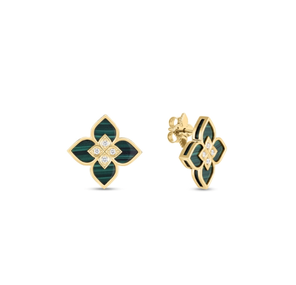 Roberto Coin Venetian Princess 18K Yellow Gold Earrings - Ven Prin 20mm Post
