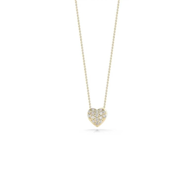 Roberto Coin Tiny Treasures 18K Yellow Gold Pendant - Puffed Heart