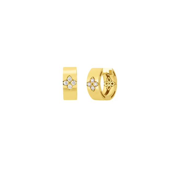 Roberto Coin Verona 18K Yellow Gold Hoops - 15mm