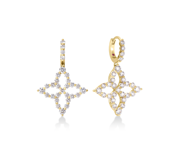 Roberto Coin 18K Yellow Gold Earrings - Drop Princess