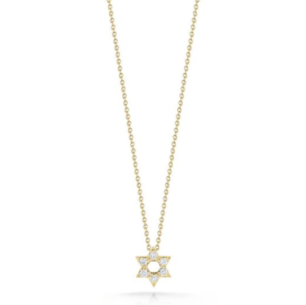 Roberto Coin Tiny Treasures 18K Yellow Gold Pendant - Star of David