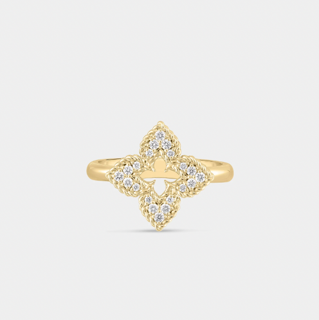 Roberto Coin Venetian Princess 18K Yellow Gold Ring - Ven Prin Sm Open