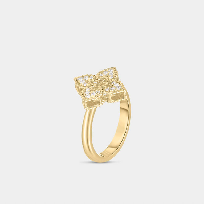 Roberto Coin Venetian Princess 18K Yellow Gold Ring - Ven Prin Sm Open