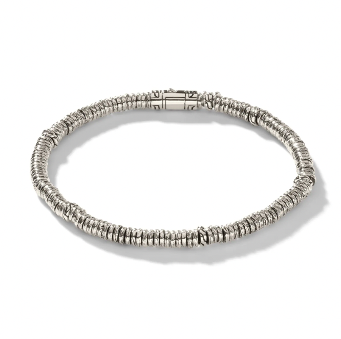 John Hardy Sterling Silver Heishi Bracelet