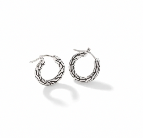 John Hardy Sterling Silver Essentials Hoop Earrings