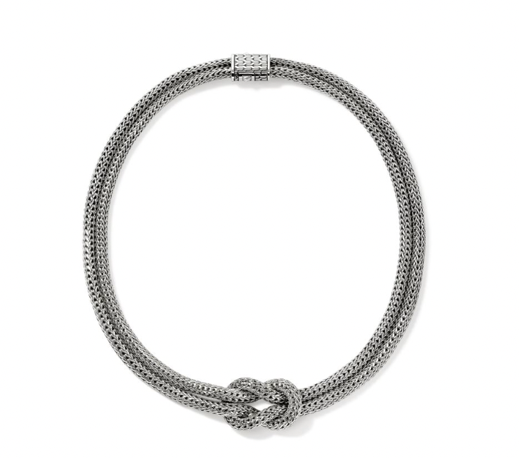 John Hardy Sterling Silver Love Knot Chain