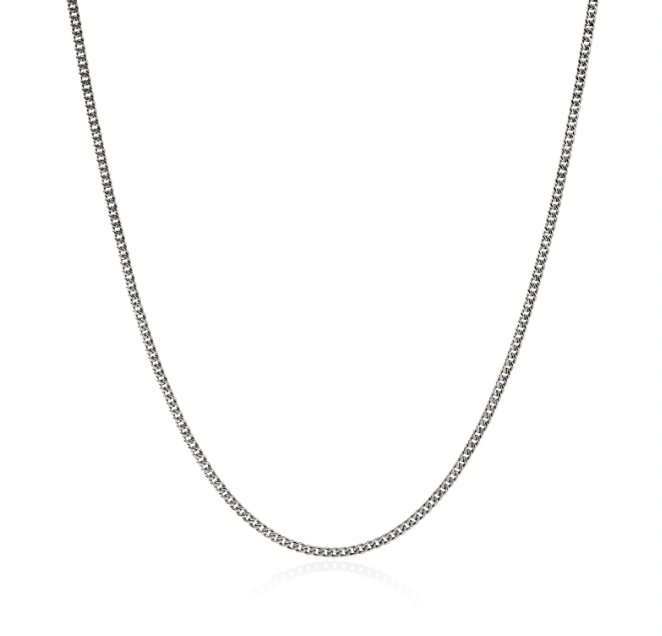 John Hardy Sterling Silver Box Chain Necklace