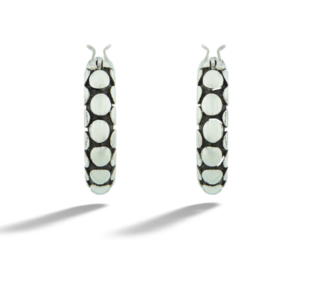 John Hardy Sterling Silver Hoop Earrings