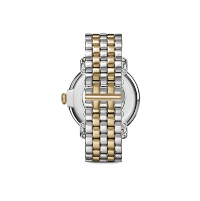 Shinola Men's Runwell 41mm Sub-Second Watch with Mother-of-Pearl Dial & Two-Tone
