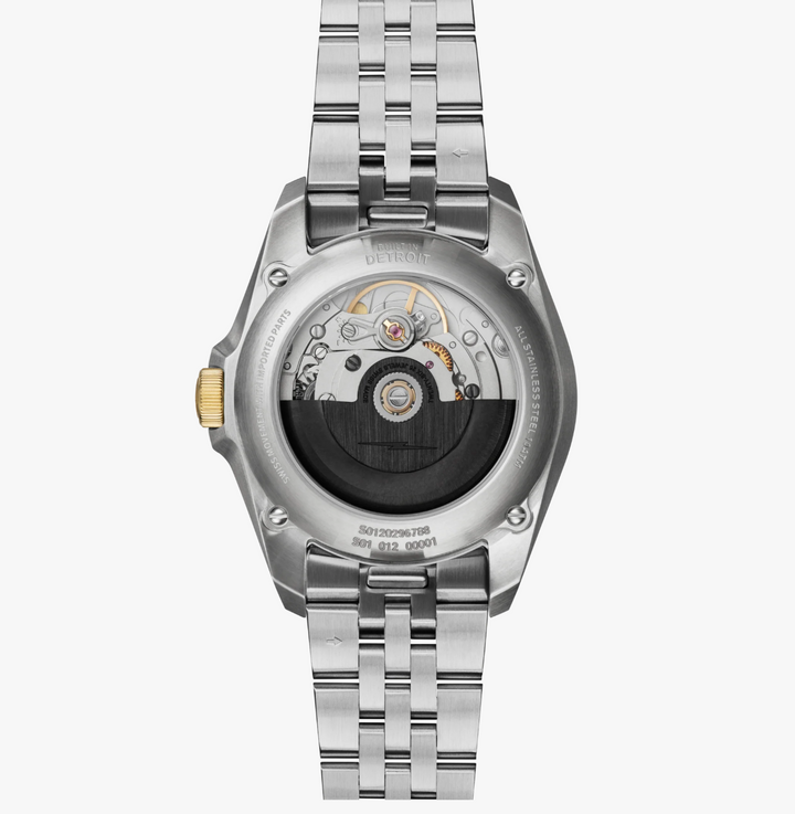 Shinola Men's Circadian Monster 36mm Watch with Mother-of-Pearl Dial & Stainless Steel Bracelet & Two-Tone