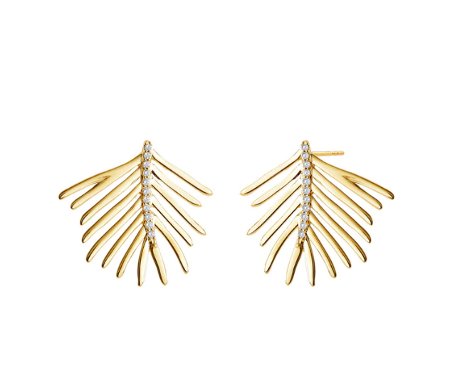 Syna 18K Yellow Gold Jardin 0.10 ctw Diamond Earrings