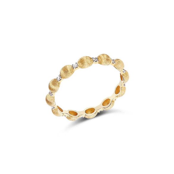 Nanis 18K Yellow Gold Eternity Band, Size 6.5