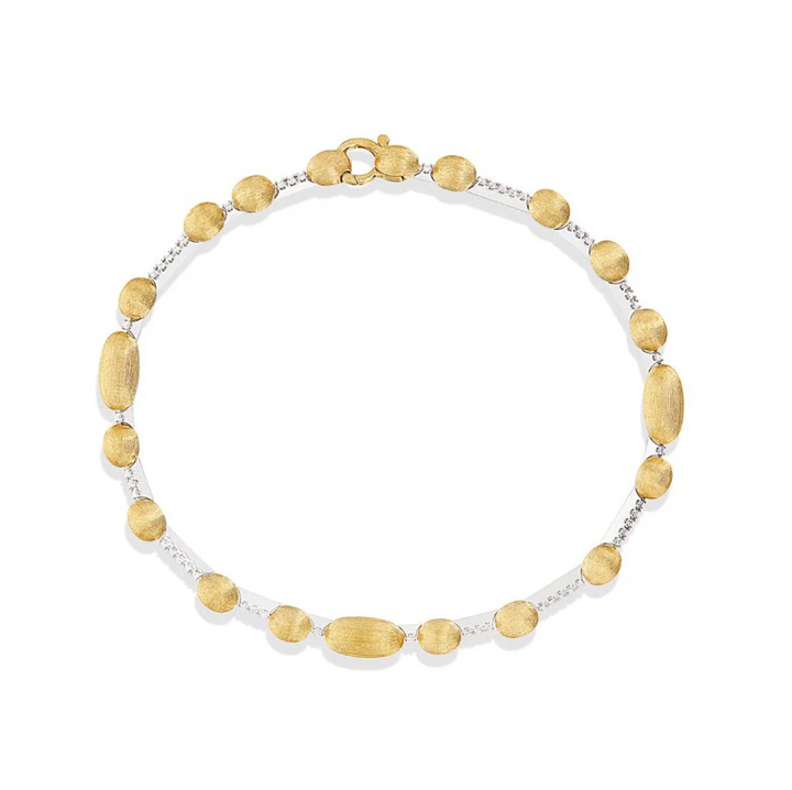 Nanis 18K Yellow & White Gold Dancing Élite 0.20 ctw Diamond Bracelet