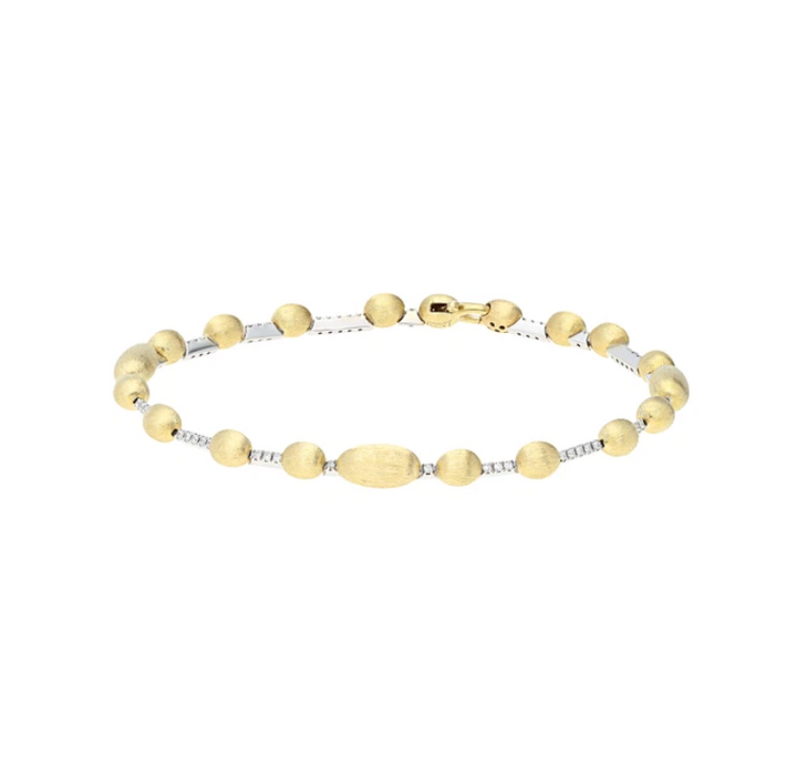 Nanis 18K Yellow & White Gold Dancing Élite 0.20 ctw Diamond Bracelet