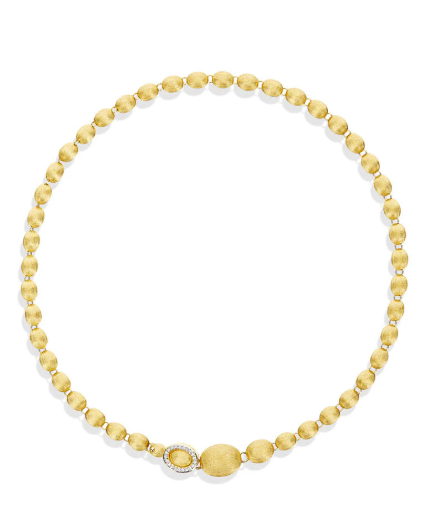 Nanis 18K Yellow Gold 0.25 ctw Diamond Necklace, 16"